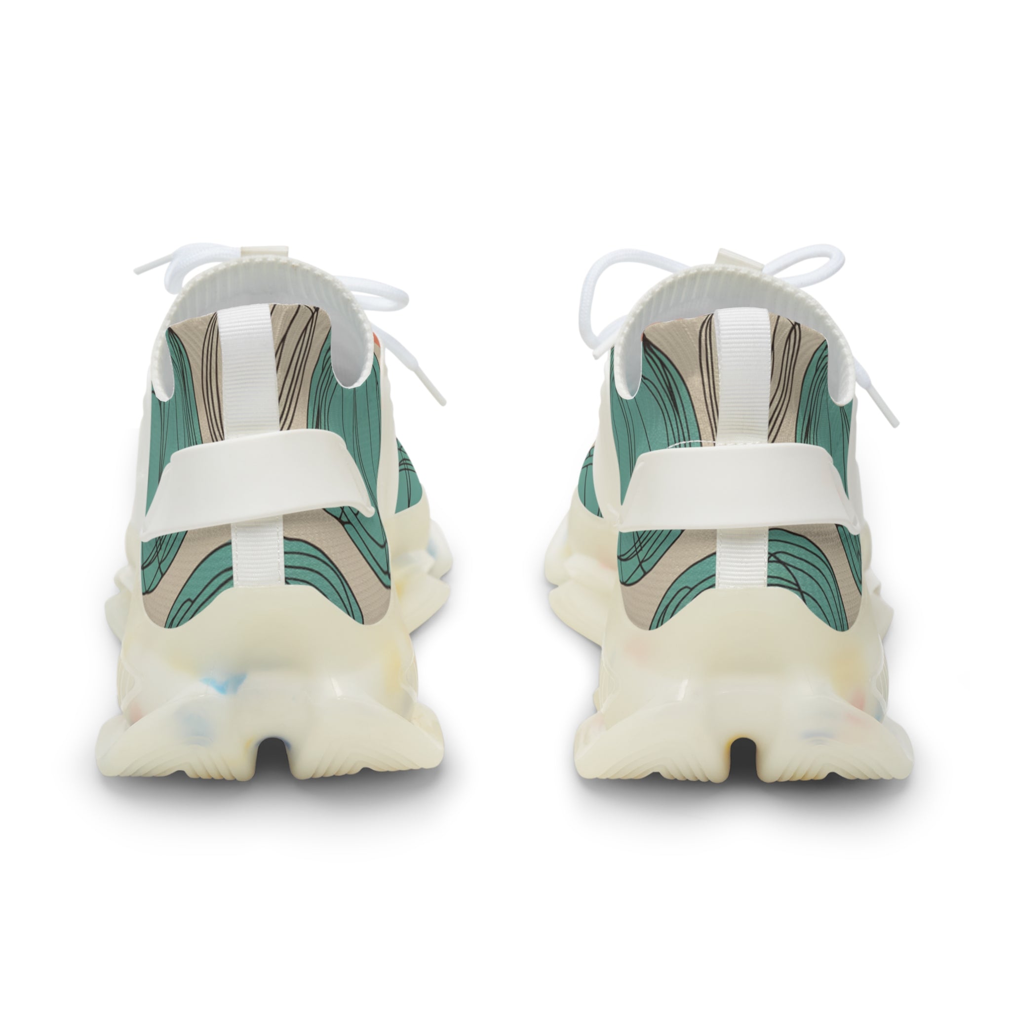 Artistic Mesh Sneakers for Stylish Comfort