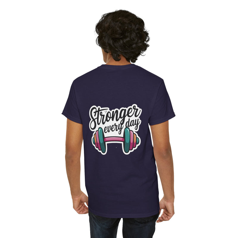 Unisex Heavy Cotton Tee: "Stronger Everyday" - T-Shirt