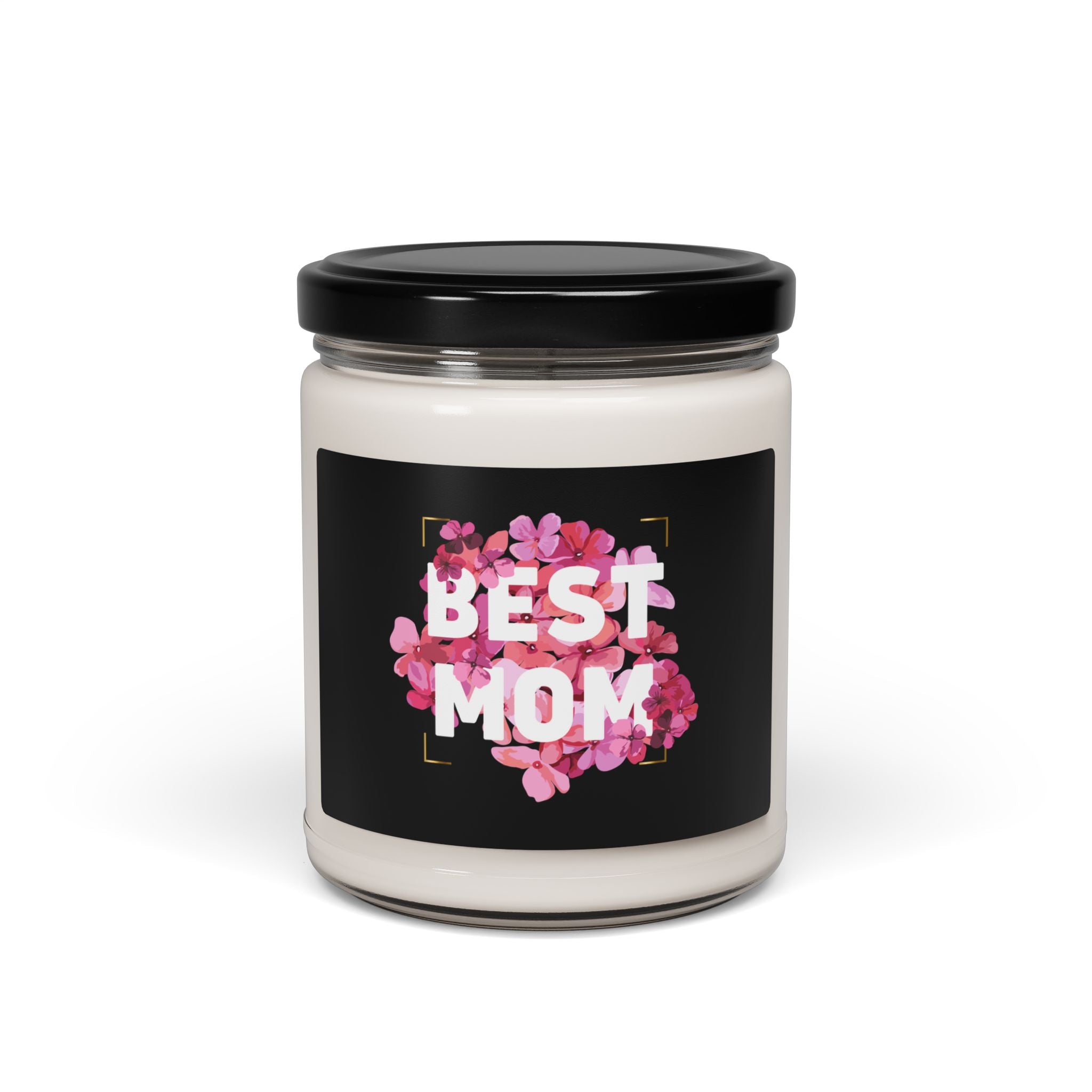 Best Mom Scented Soy Candle - 9oz Floral Gift for Mother's Day