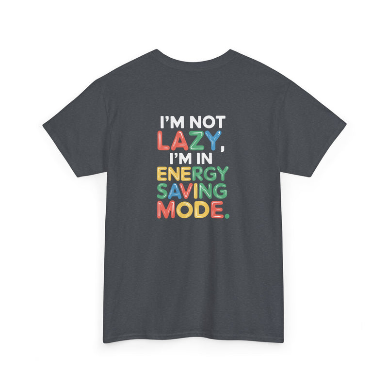 Energy saving mode Unisex Heavy Cotton Tee for Everyday Style
