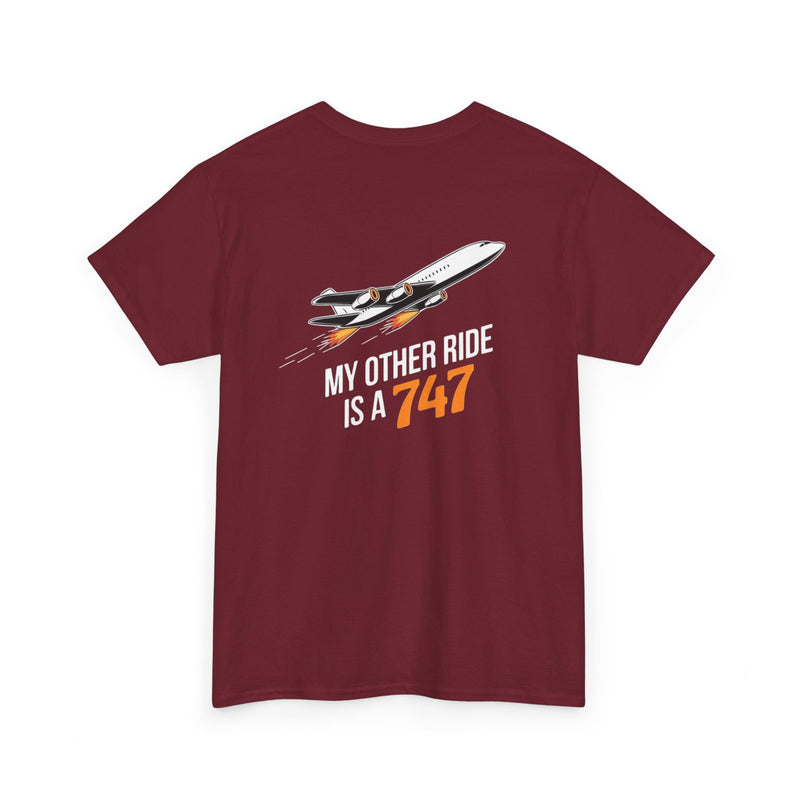 Unisex Heavy Cotton Tee: "My Other Ride" - T-Shirt