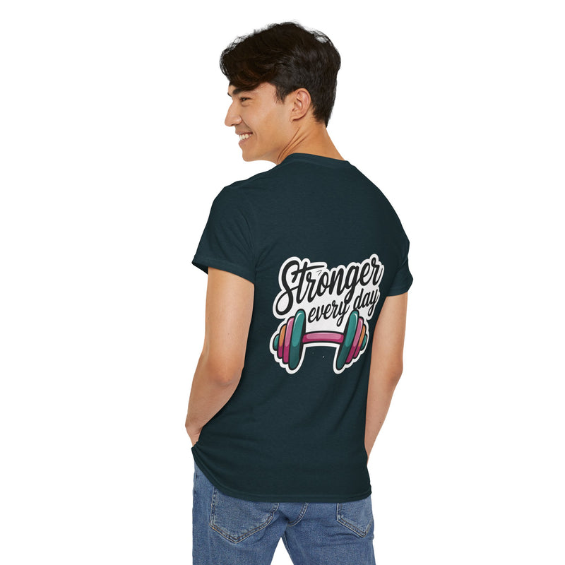 Unisex Heavy Cotton Tee: "Stronger Everyday" - T-Shirt