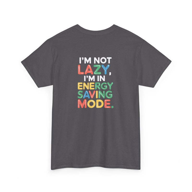 Energy saving mode Unisex Heavy Cotton Tee for Everyday Style