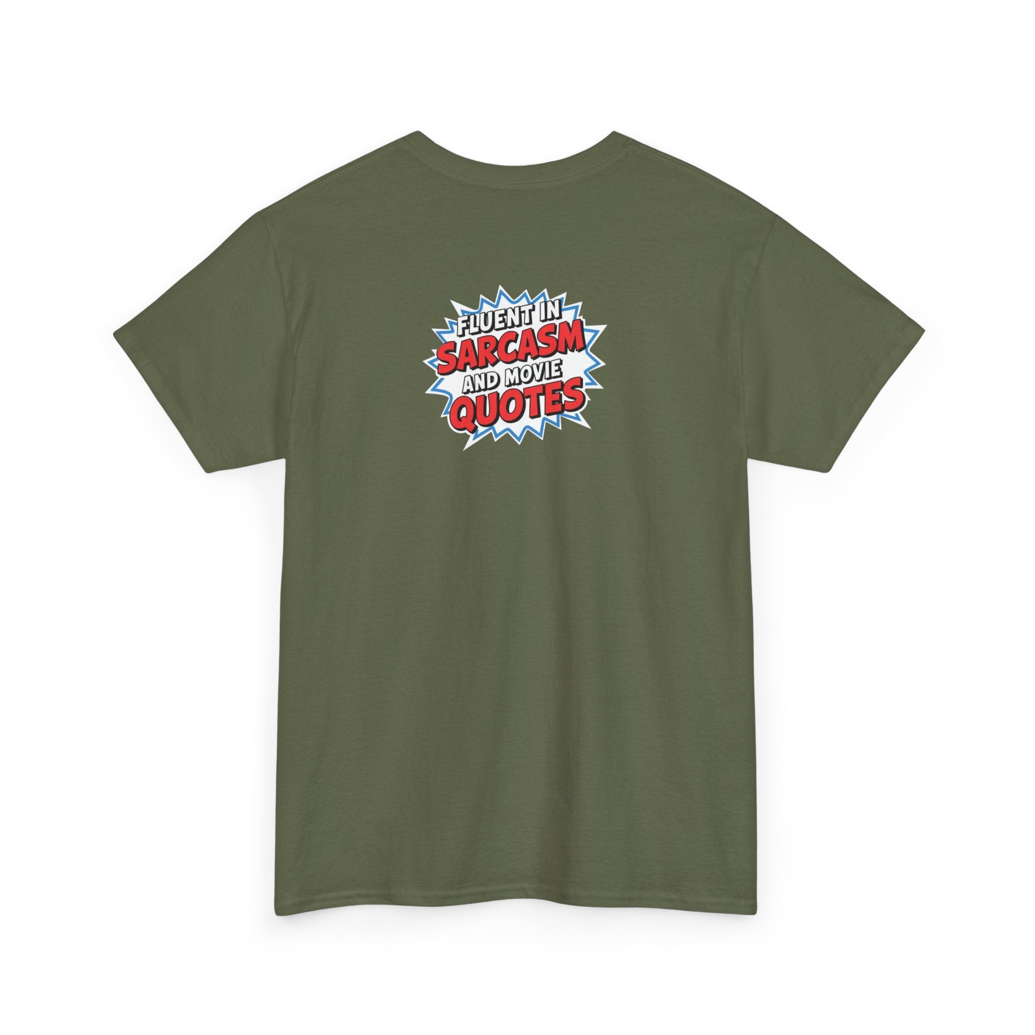 Unisex Heavy Cotton Tee: "Sarcasm" - T-Shirt