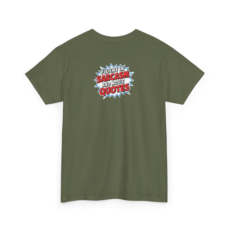 Unisex Heavy Cotton Tee: "Sarcasm" - T-Shirt