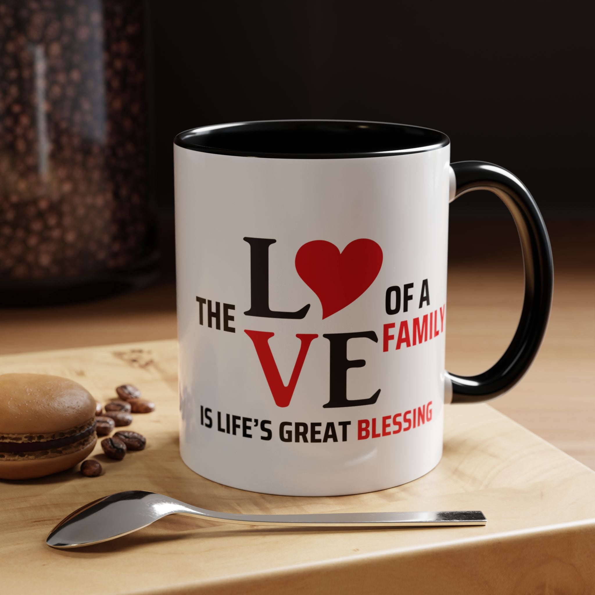 Love of a Family Coffee Mug - Inspirational Gift for Family Celebrations