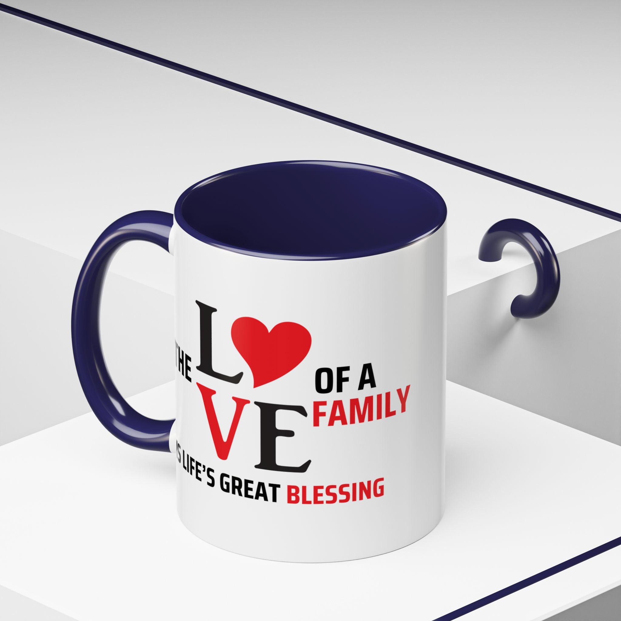 Love of a Family Coffee Mug - Inspirational Gift for Family Celebrations