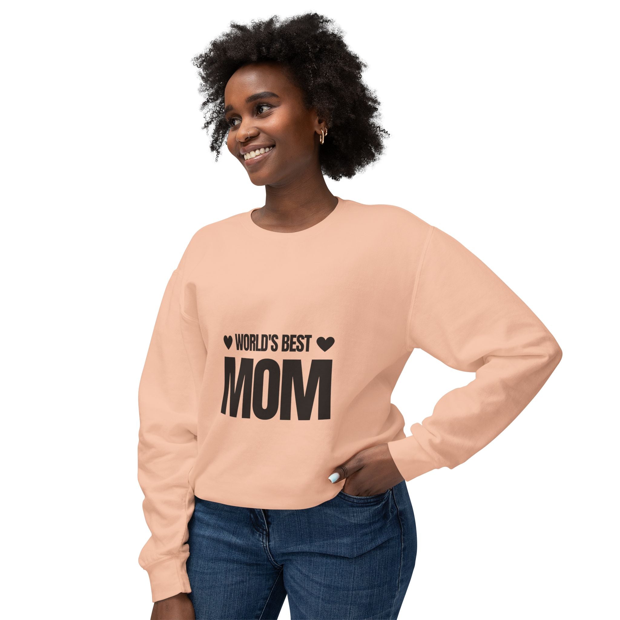 World's Best Mom Unisex Crewneck Sweatshirt - Perfect Gift for Mother's Day