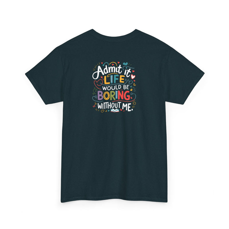 Unisex Heavy Cotton Tee: "Own Stunts" - T-Shirt