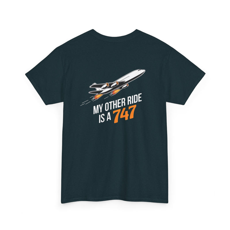 Unisex Heavy Cotton Tee: "My Other Ride" - T-Shirt