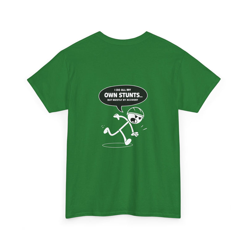Unisex Heavy Cotton Tee: "Own Stunts" - T-Shirt
