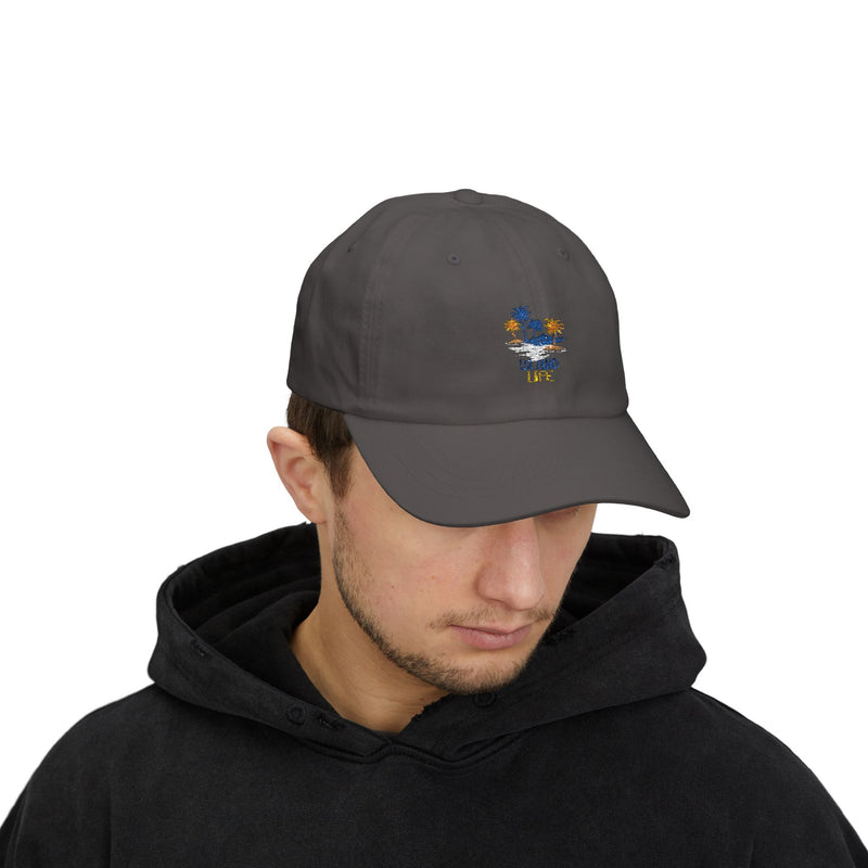 Island Life Classic Dad Cap - Relaxed Summer Hat for Beach Lovers