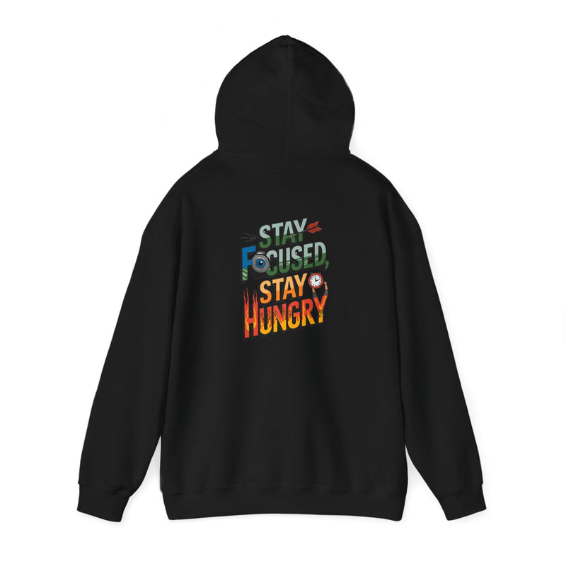 Unisex Heavy Blend™ Hooded Sweatshirt "Stay Focused Stay Hungry"