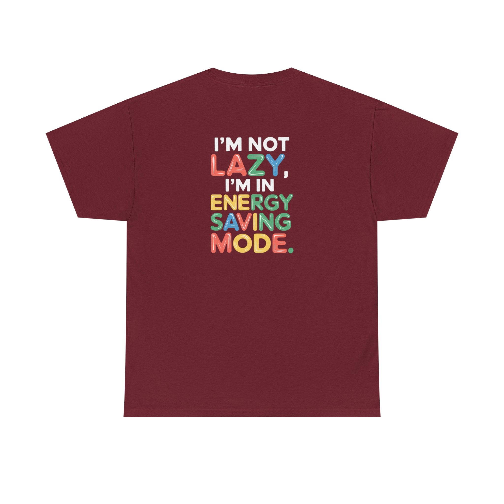 Energy saving mode Unisex Heavy Cotton Tee for Everyday Style