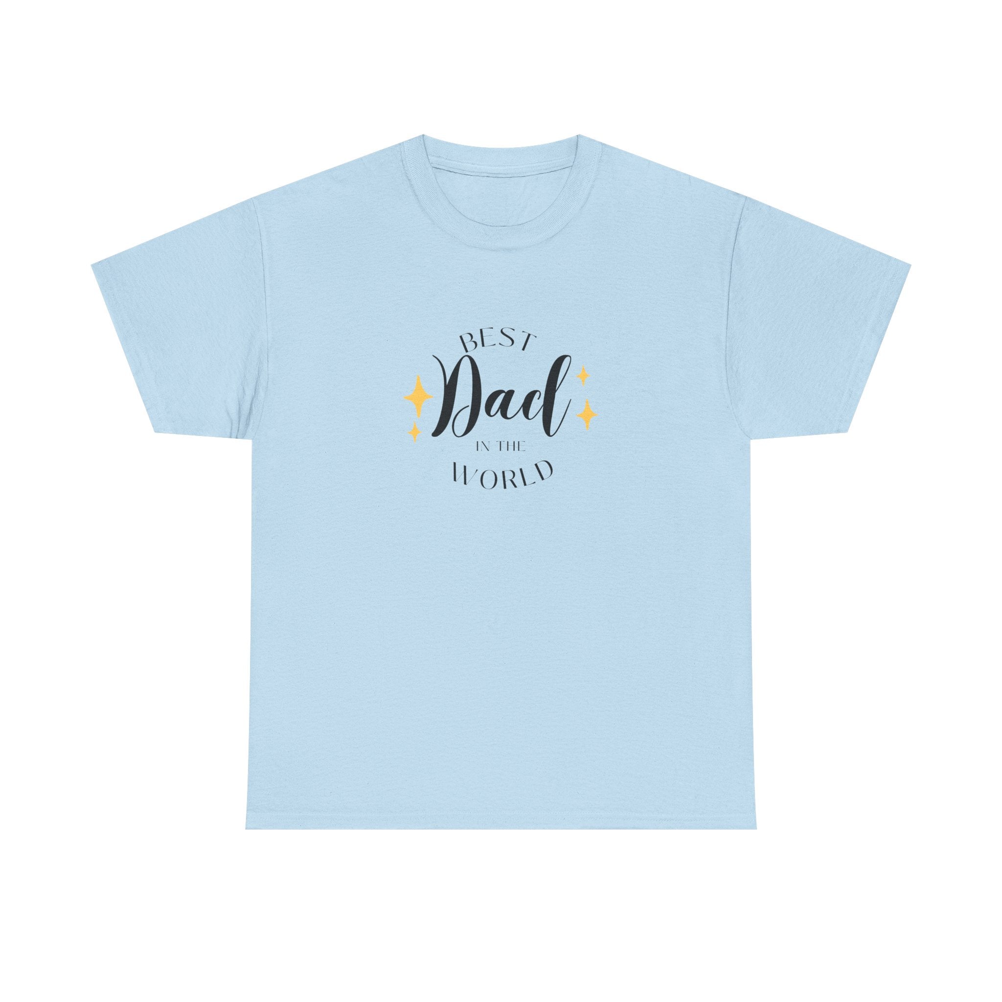 Best Dad Heavy Cotton Tee - Perfect Gift for Father's Day