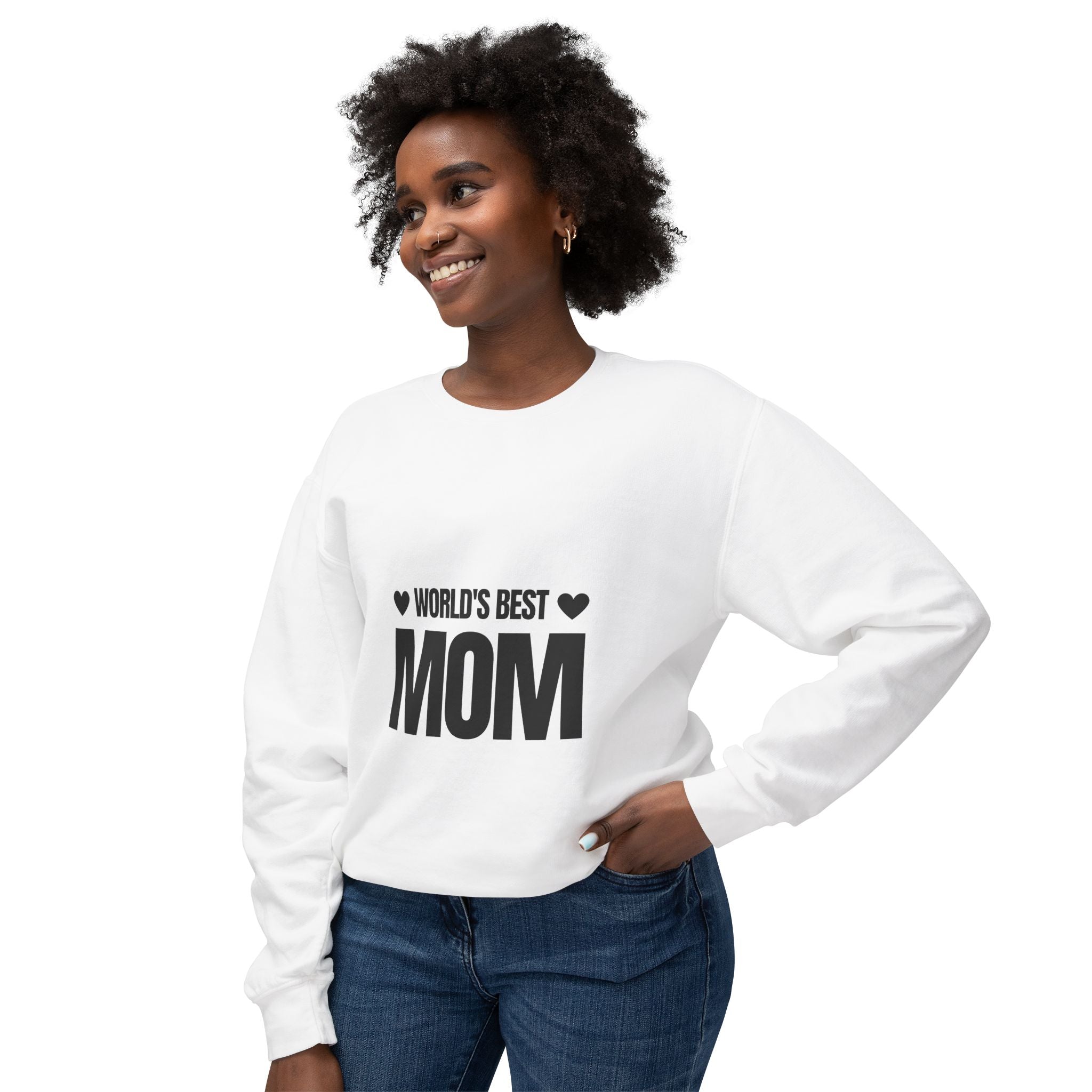 World's Best Mom Unisex Crewneck Sweatshirt - Perfect Gift for Mother's Day