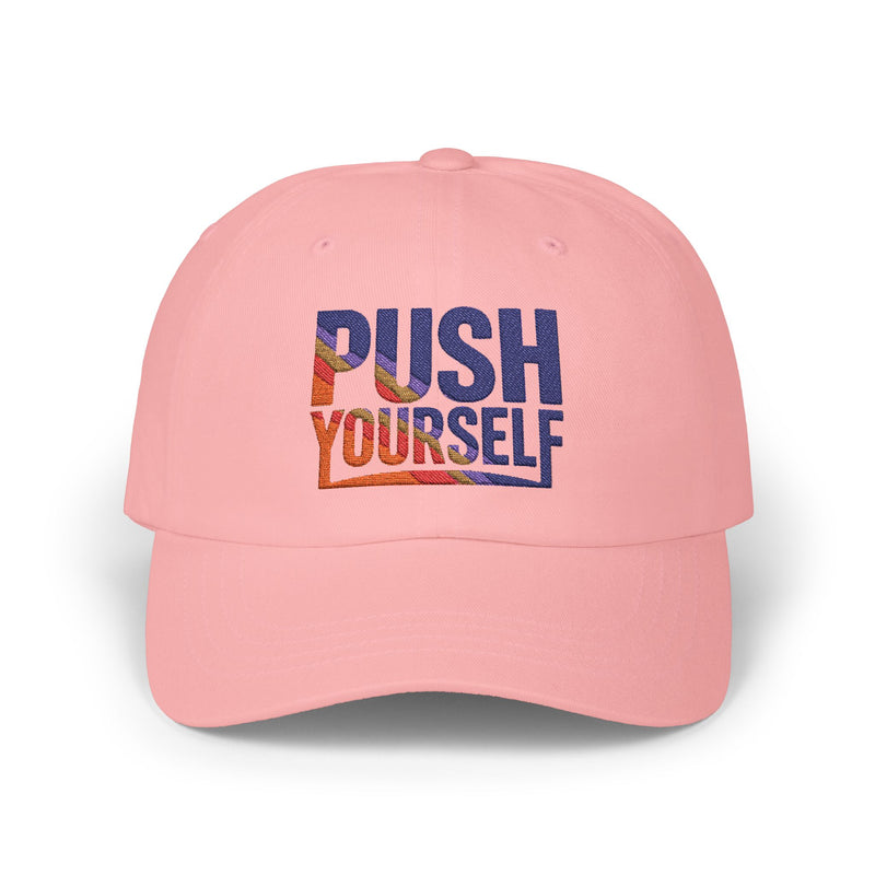 Motivational Dad Cap - "Push Yourself"
