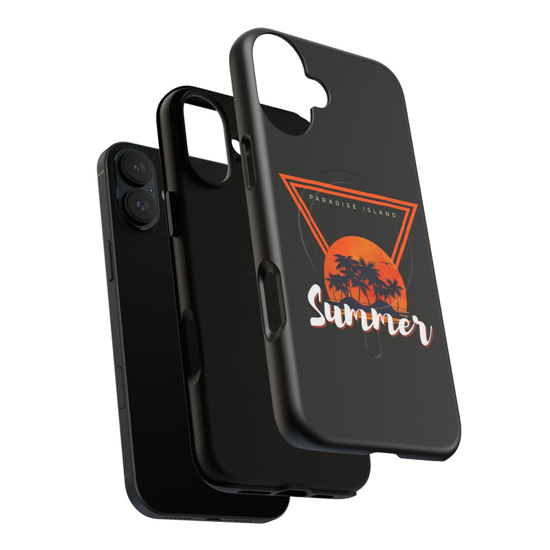 Tough Magnetic Phone Case - Paradise Island Summer Design