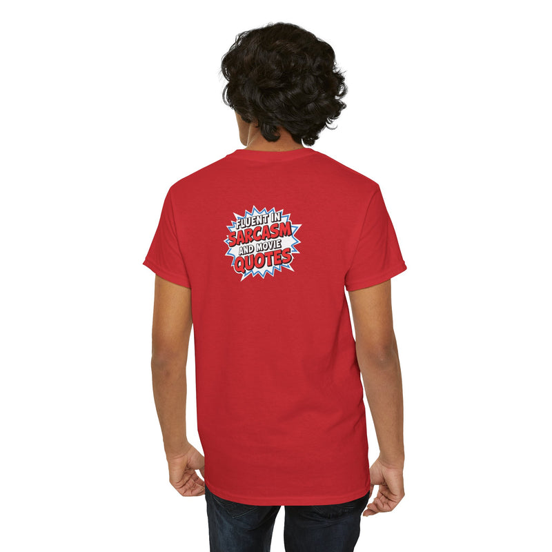 Unisex Heavy Cotton Tee: "Sarcasm" - T-Shirt