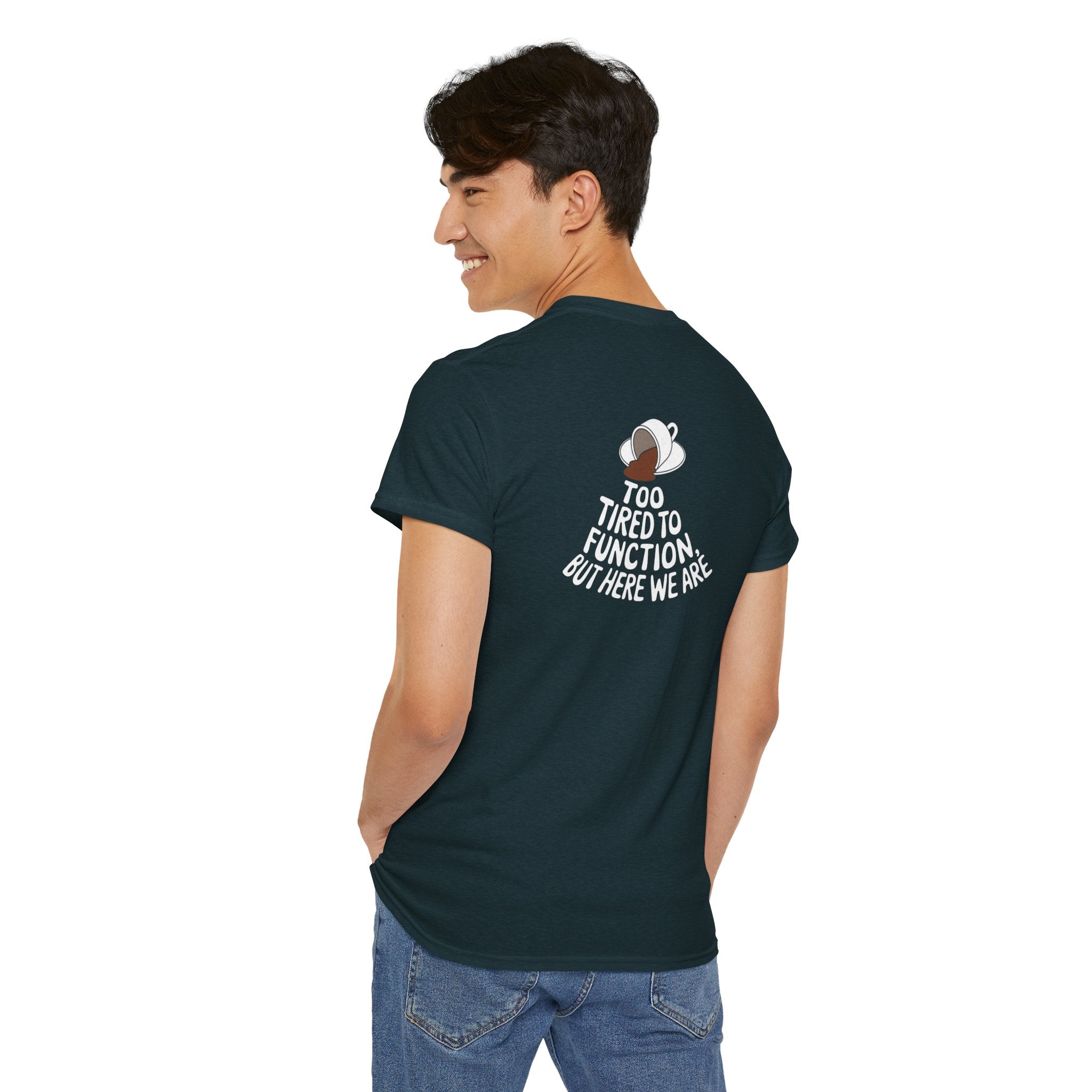 Unisex Heavy Cotton Tee: "Tired to Function" - T-Shirt