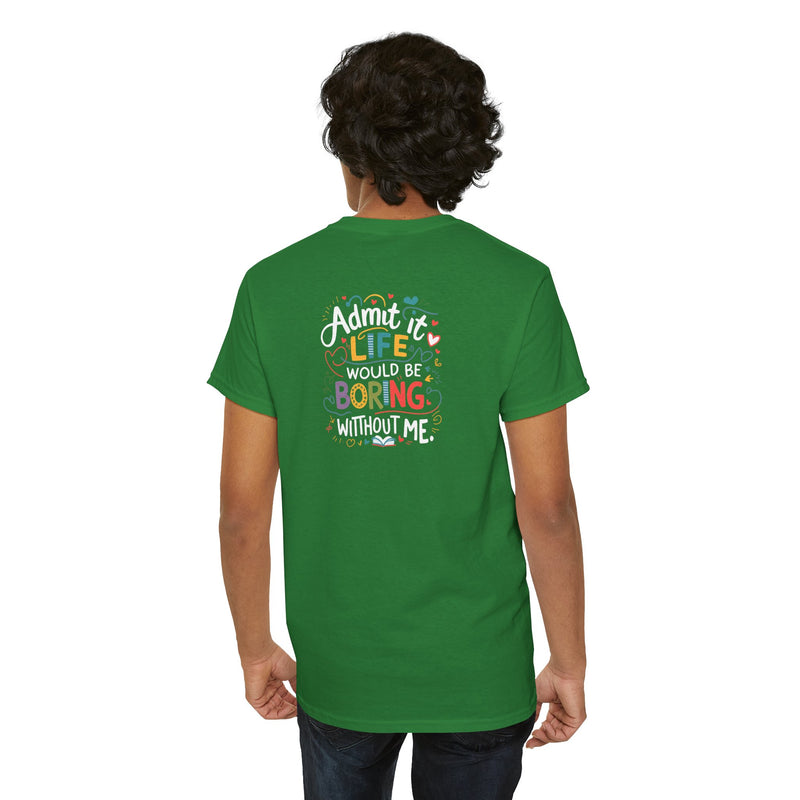 Unisex Heavy Cotton Tee: "Own Stunts" - T-Shirt
