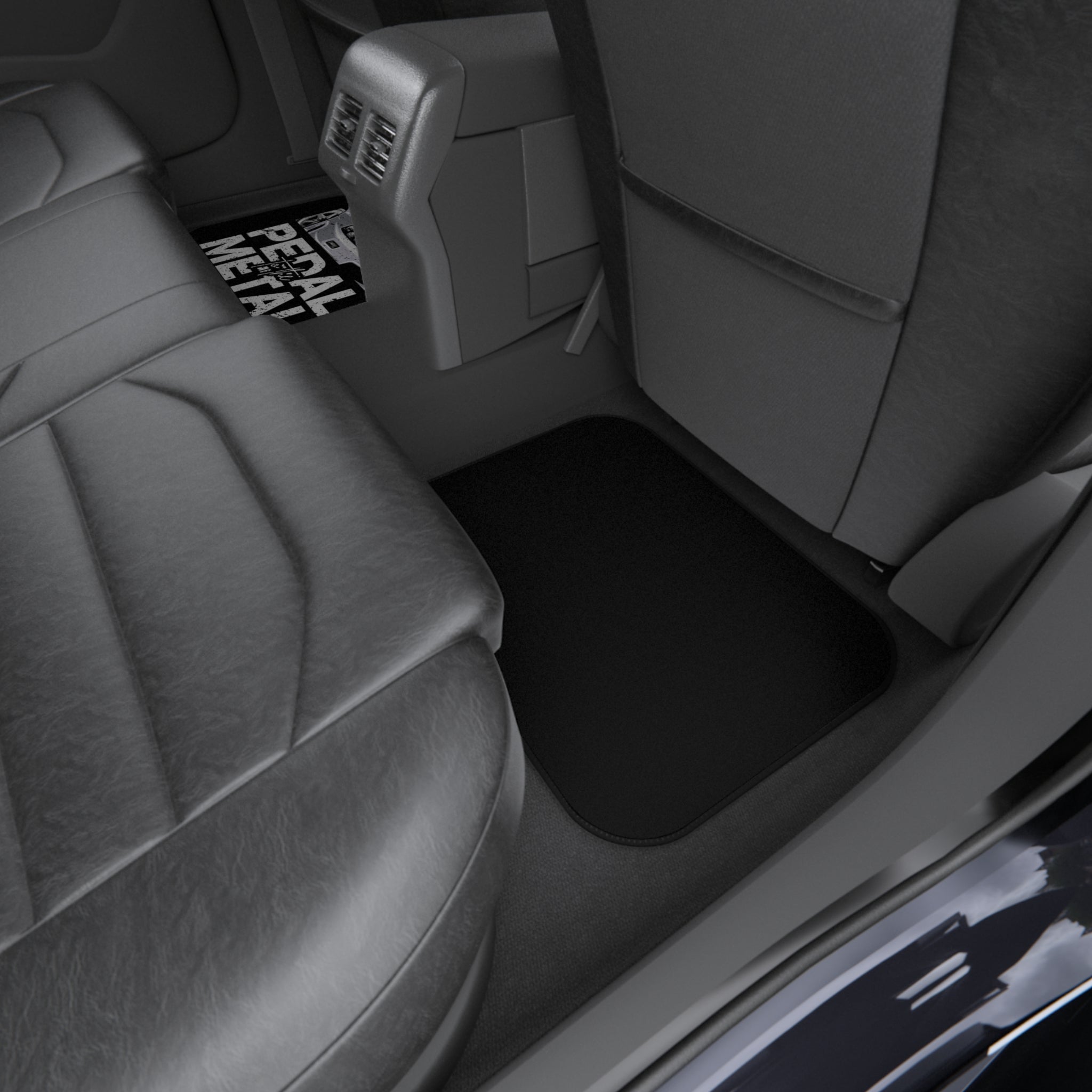 Custom Pedal to the Metal Car Mats (2x Rear) - Stylish Auto Flooring for Car Enthusiasts