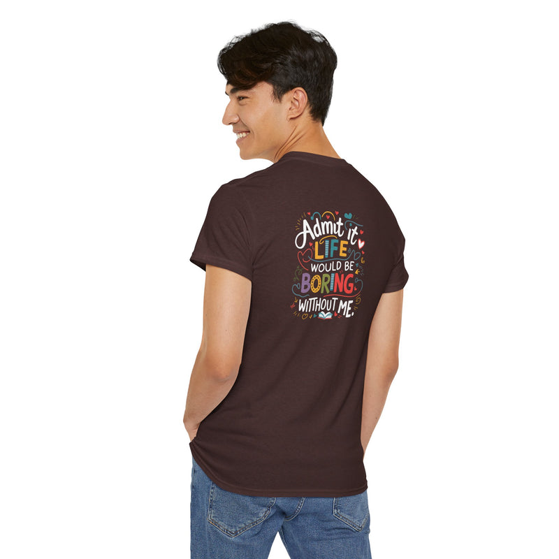 Unisex Heavy Cotton Tee: "Own Stunts" - T-Shirt