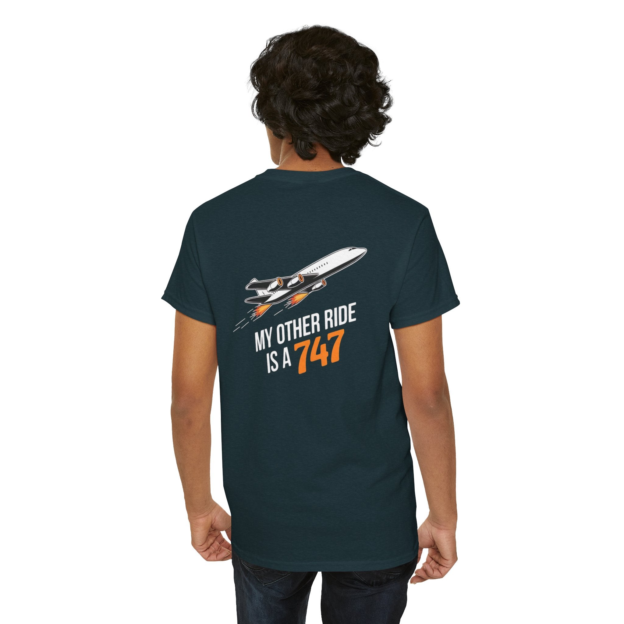 Unisex Heavy Cotton Tee: "My Other Ride" - T-Shirt