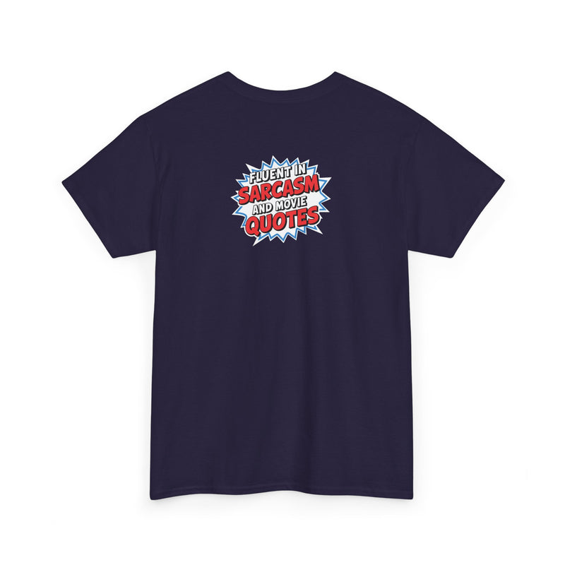 Unisex Heavy Cotton Tee: "Sarcasm" - T-Shirt