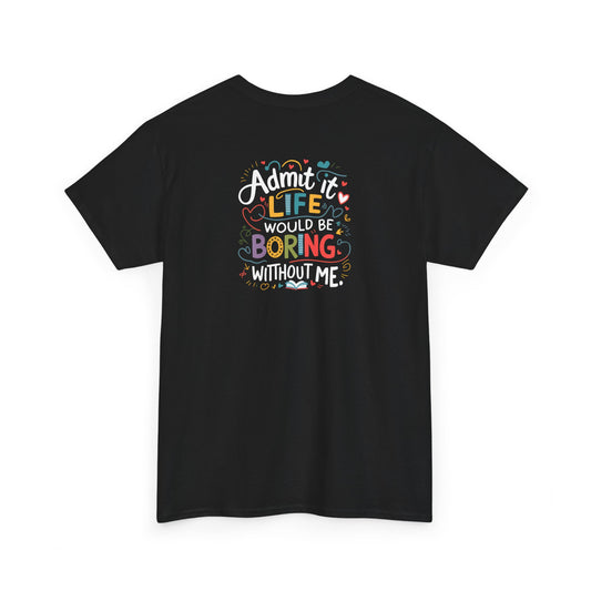 Unisex Heavy Cotton Tee: "Own Stunts" - T-Shirt