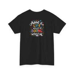 Unisex Heavy Cotton Tee: "Own Stunts" - T-Shirt