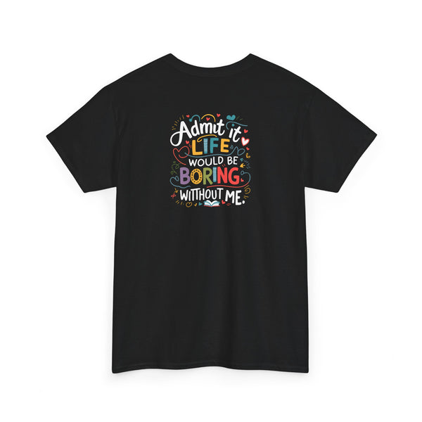 Unisex Heavy Cotton Tee: "Own Stunts" - T-Shirt