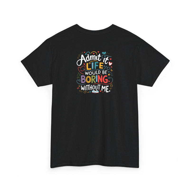 Unisex Heavy Cotton Tee: "Own Stunts" - T-Shirt