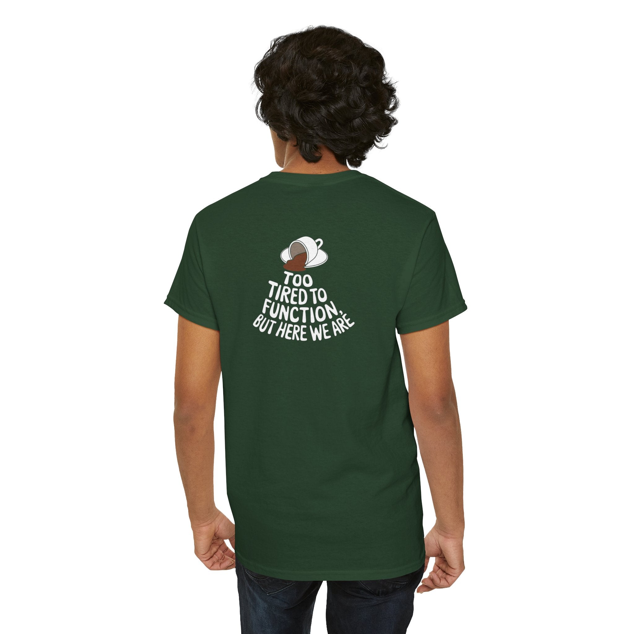 Unisex Heavy Cotton Tee: "Tired to Function" - T-Shirt