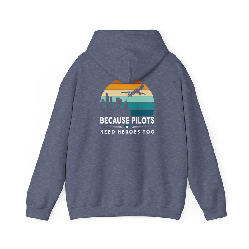 Unisex Heavy Blend™ Hooded Sweatshirt "Maintenance & Pilots Design | Perfect Gift for Aviation Enthusiasts