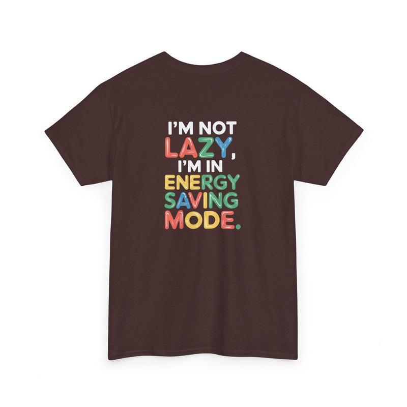 Energy saving mode Unisex Heavy Cotton Tee for Everyday Style