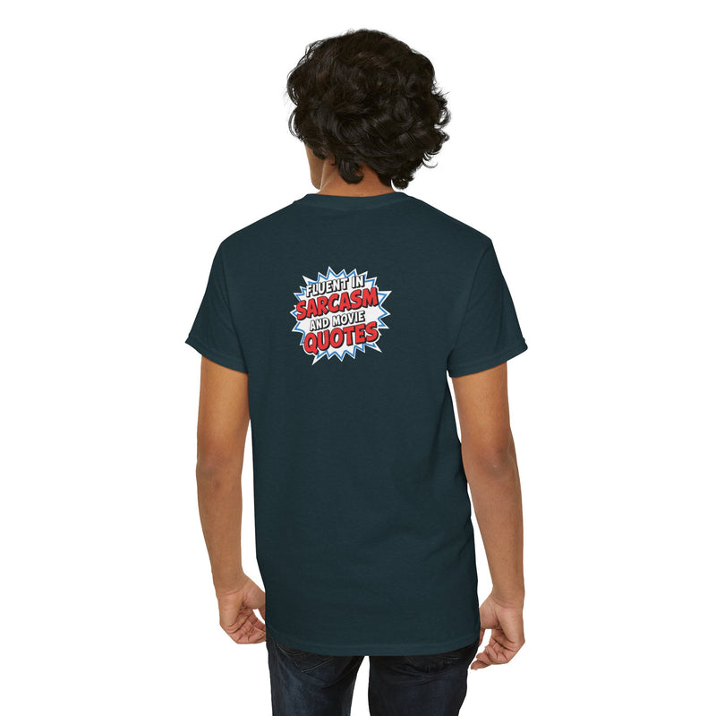 Unisex Heavy Cotton Tee: "Sarcasm" - T-Shirt