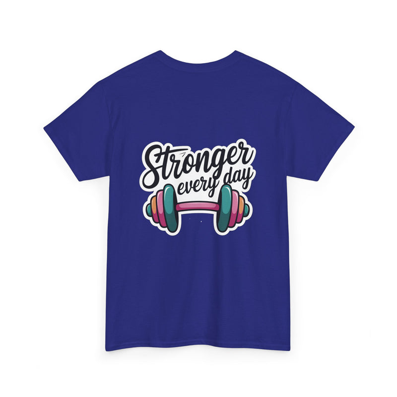 Unisex Heavy Cotton Tee: "Stronger Everyday" - T-Shirt
