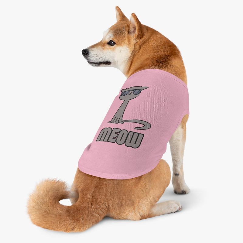 Cool Cat Pet Tank Top - Fun Meow Design for Stylish Pets