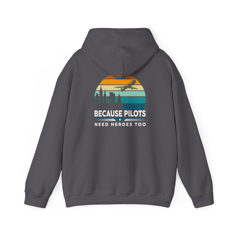 Unisex Heavy Blend™ Hooded Sweatshirt "Maintenance & Pilots Design | Perfect Gift for Aviation Enthusiasts