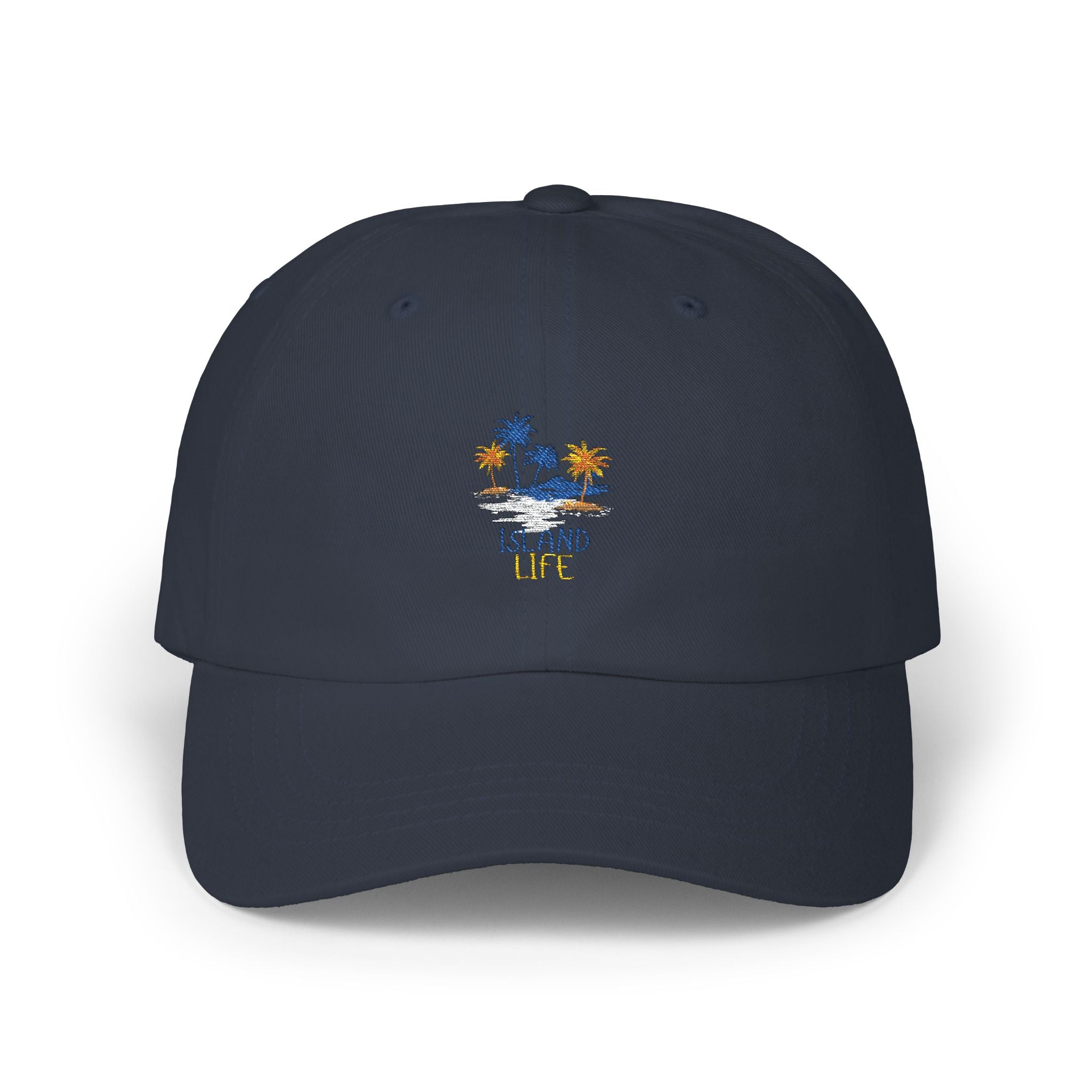 Island Life Classic Dad Cap - Relaxed Summer Hat for Beach Lovers