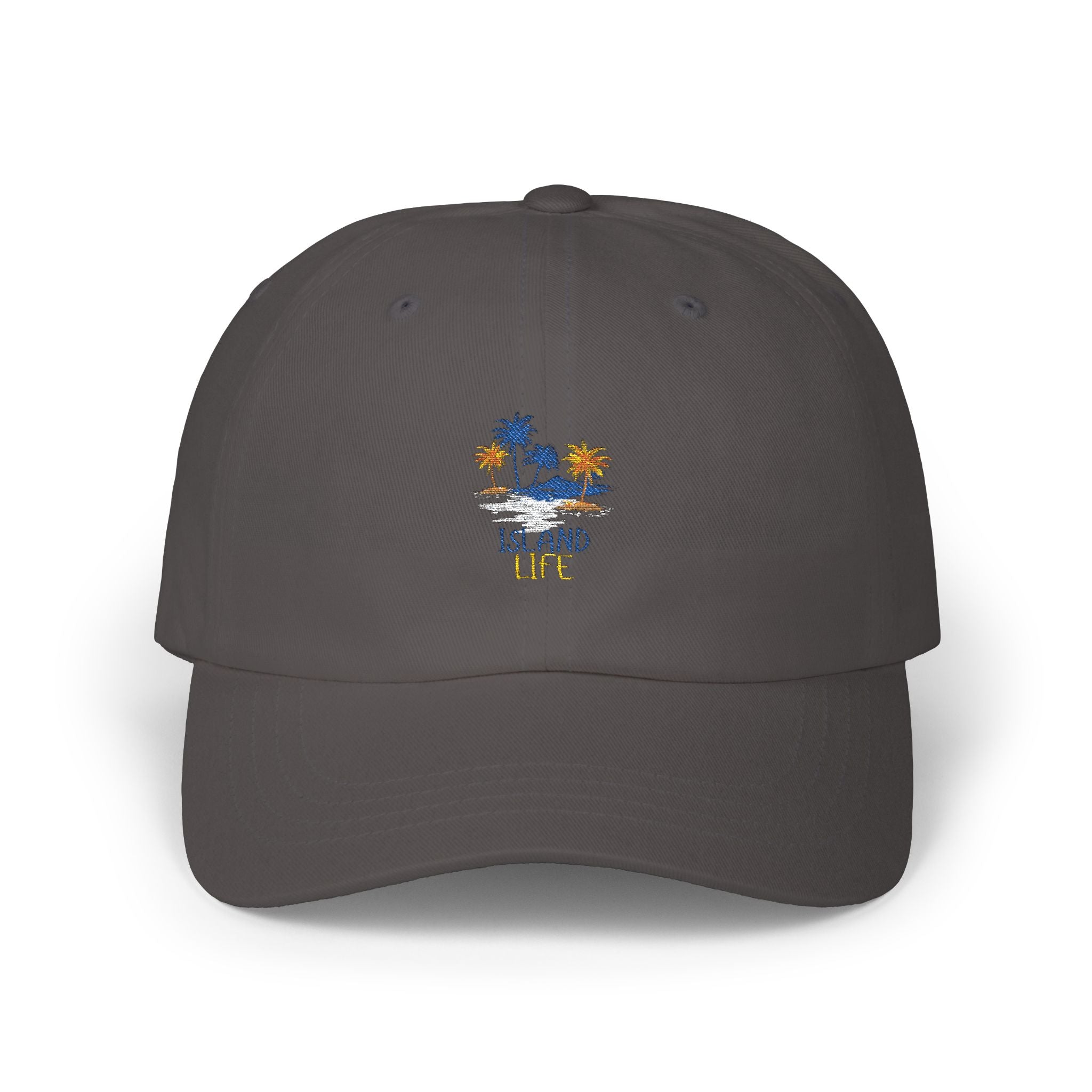 Island Life Classic Dad Cap - Relaxed Summer Hat for Beach Lovers