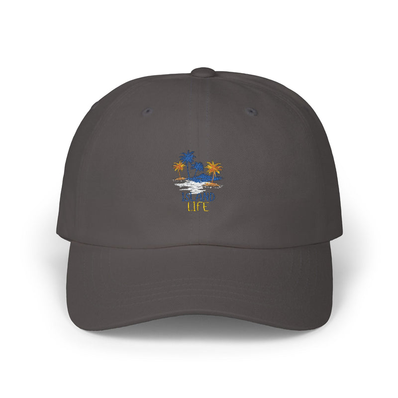 Island Life Classic Dad Cap - Relaxed Summer Hat for Beach Lovers
