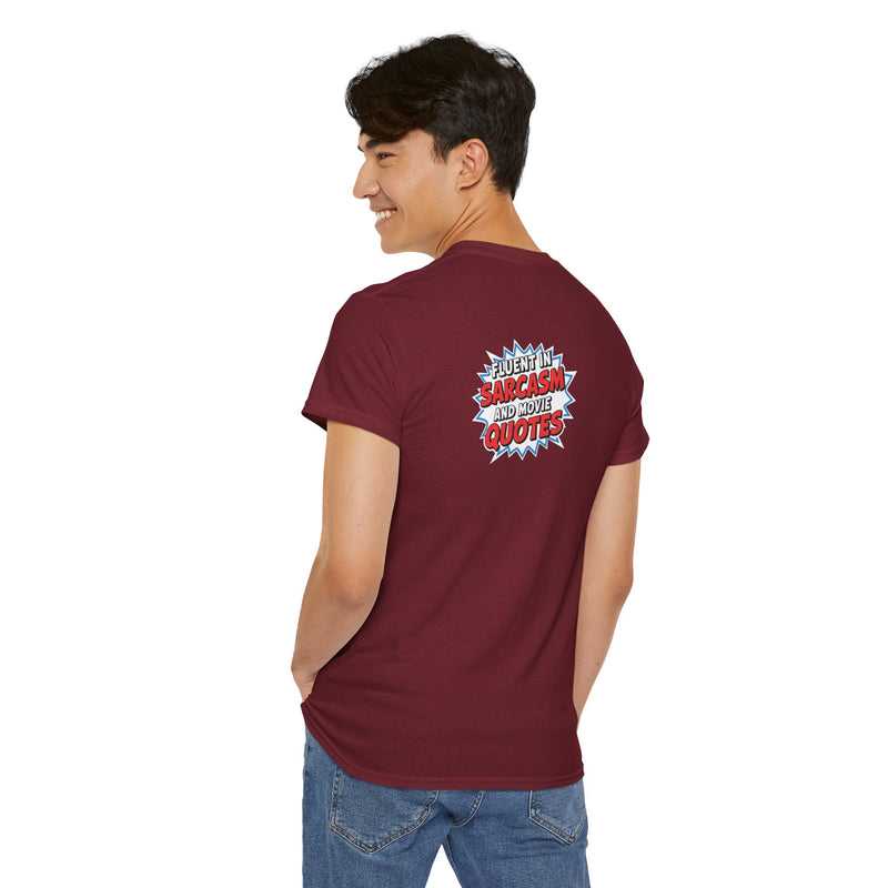 Unisex Heavy Cotton Tee: "Sarcasm" - T-Shirt