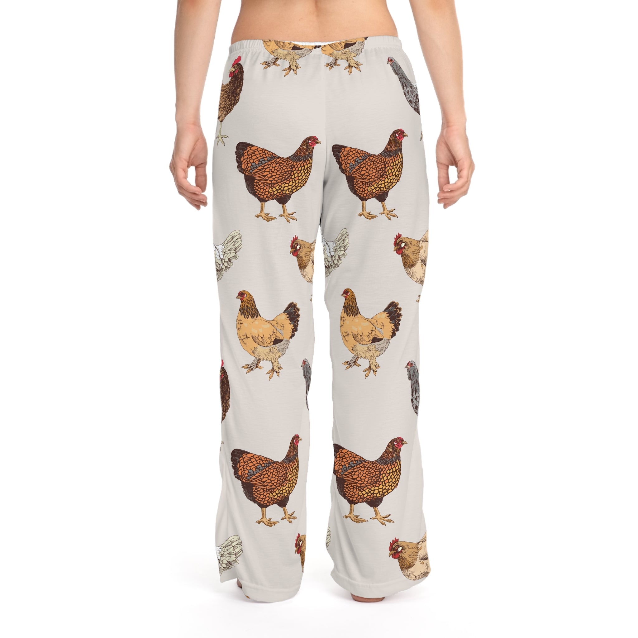 Cozy Chicken Print Women's Pajama Pants | Fun Loungewear for Farm Lovers