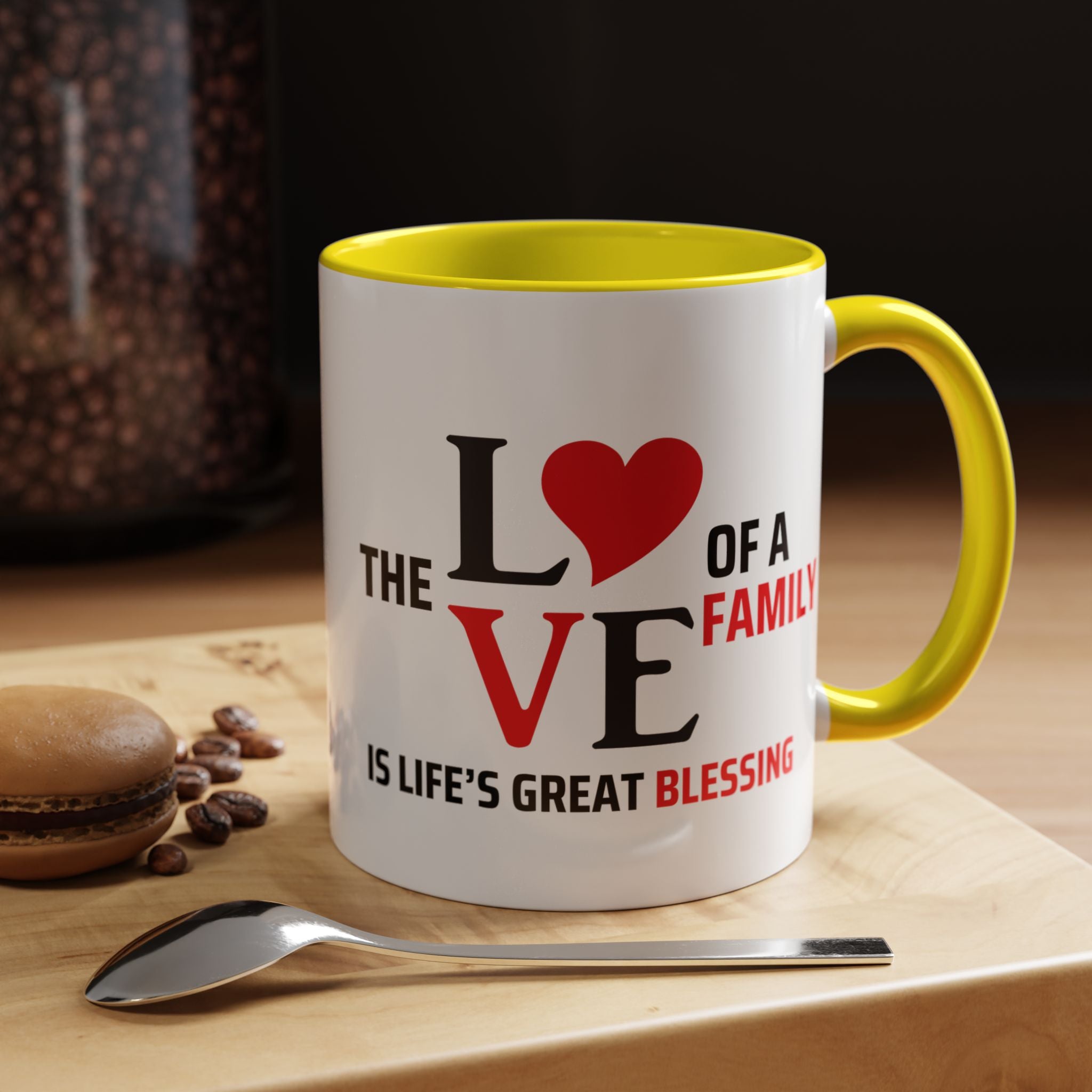 Love of a Family Coffee Mug - Inspirational Gift for Family Celebrations