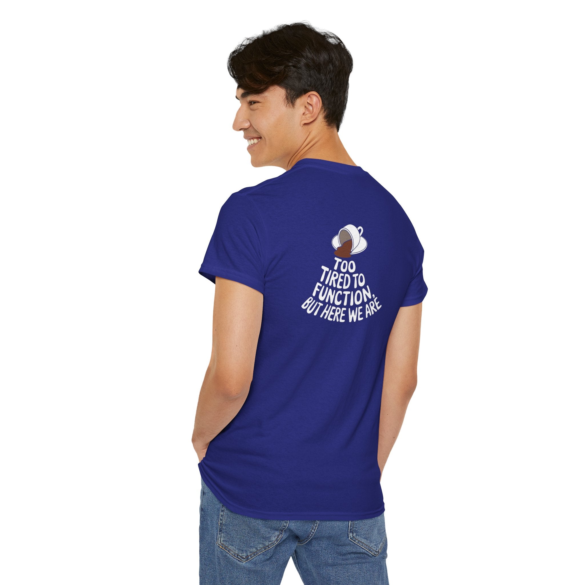 Unisex Heavy Cotton Tee: "Tired to Function" - T-Shirt