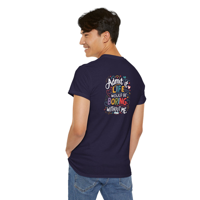 Unisex Heavy Cotton Tee: "Own Stunts" - T-Shirt