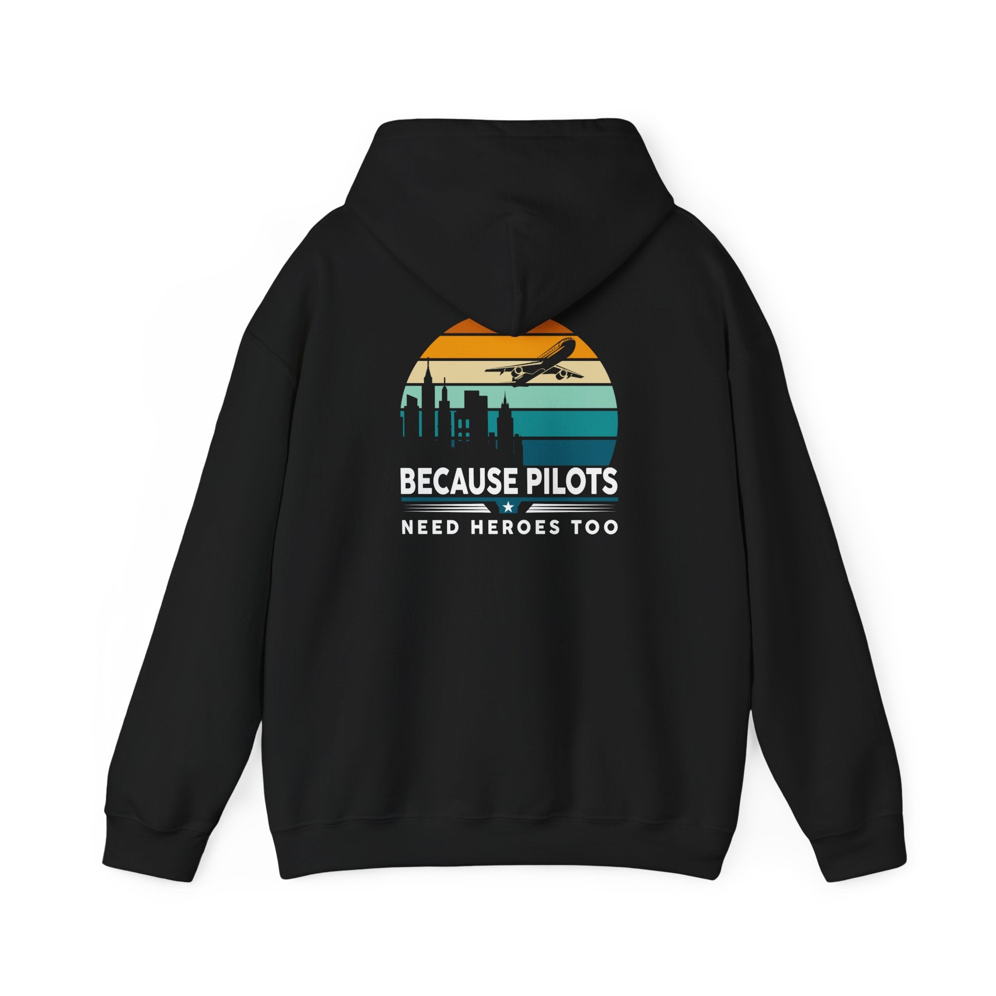 Unisex Heavy Blend™ Hooded Sweatshirt "Maintenance & Pilots Design | Perfect Gift for Aviation Enthusiasts