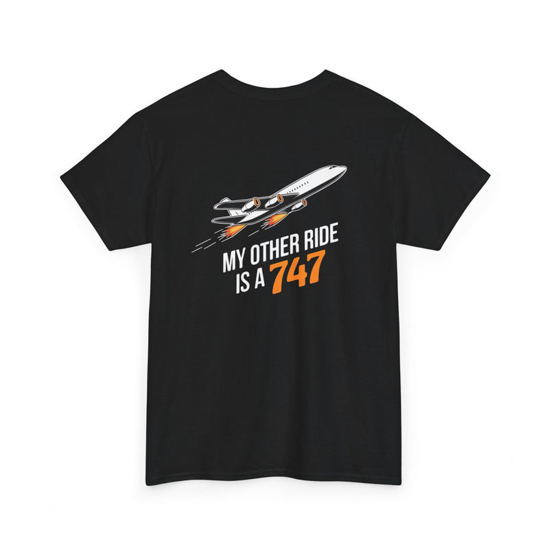 Unisex Heavy Cotton Tee: "My Other Ride" - T-Shirt